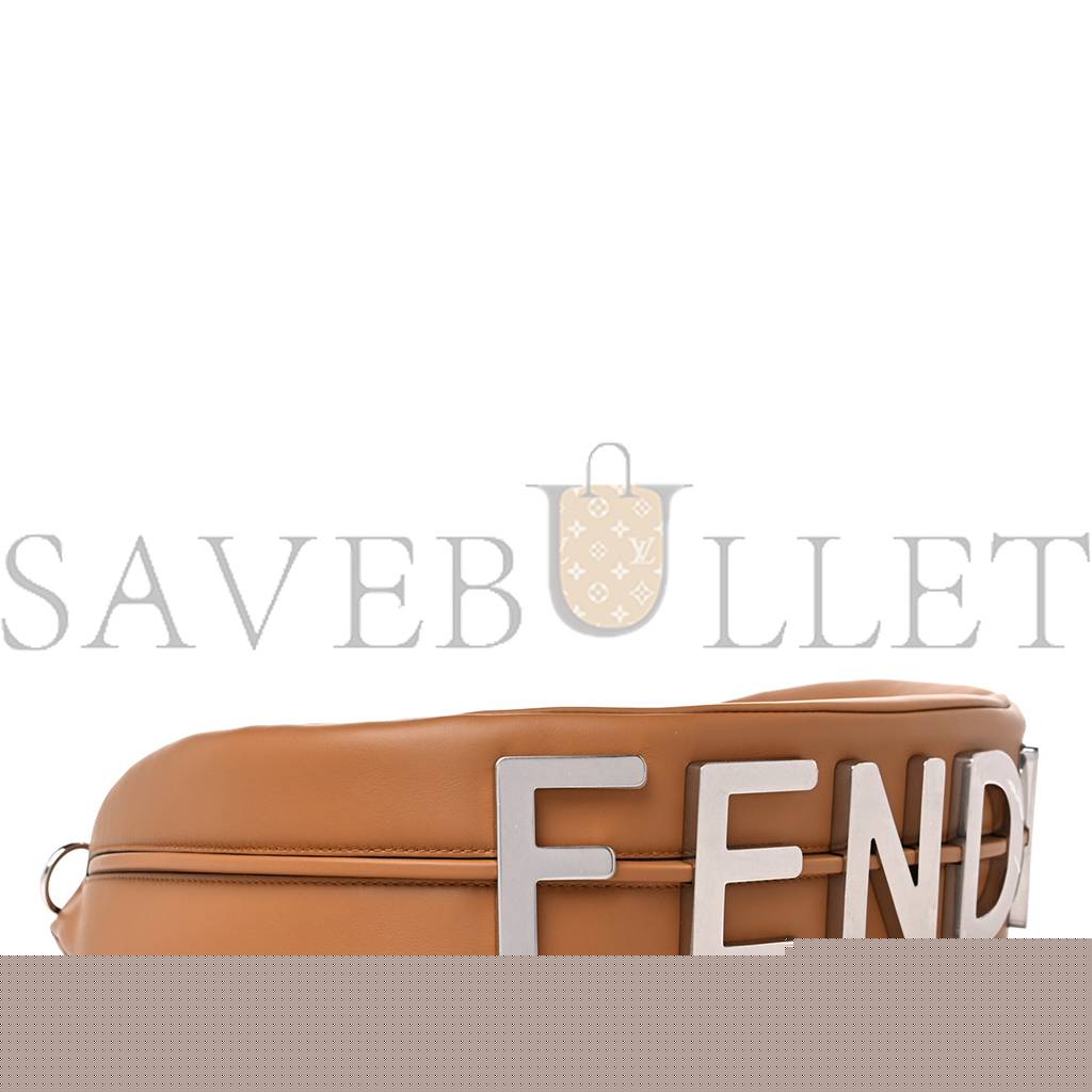 F**di vitello grace matte medium F**digraphy hobo bag caramello (27*22*11cm)